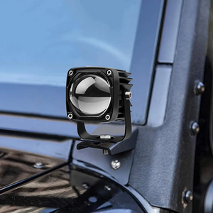 Lampu sorot LED berkendara, cahaya berkendara LED terang 2 inci 12v-24v, putih kuning untuk mobil sepeda motor truk SUV - Product Image 5