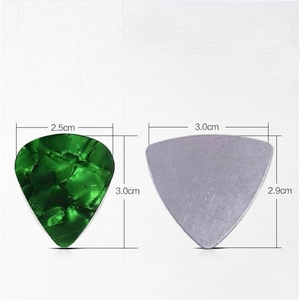 Plectre de guitare en silicone avec clip, double face, avec collier plectre, pour les amateurs de musique - Product Image 3