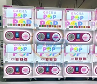 Distributeur automatique de capsules Gacha WANGERBAO Super Double-Deck avec couleur, logo, autocollants et dispositif de paiement personnalisables