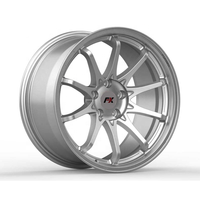 Vente directe usine de moyeu de roue forgé intégré à 10 branches plaqué argent pour jantes de 18 à 24 pouces, PCD, ET, CB personnalisés pour Mercedes, BMW, Audi