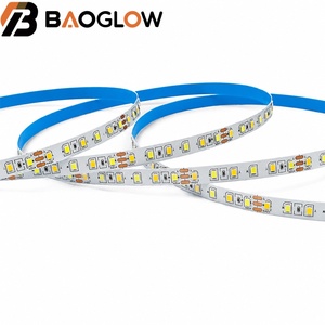 Tira de Luz LED de 3 Hilos CCT de Doble Tono, 120 LED/M, 2835, 12V, 12W/M, Placa de 8mm, Corte de 5cm, 3000K+6500K/12000K, para Interiores - Product Image 4