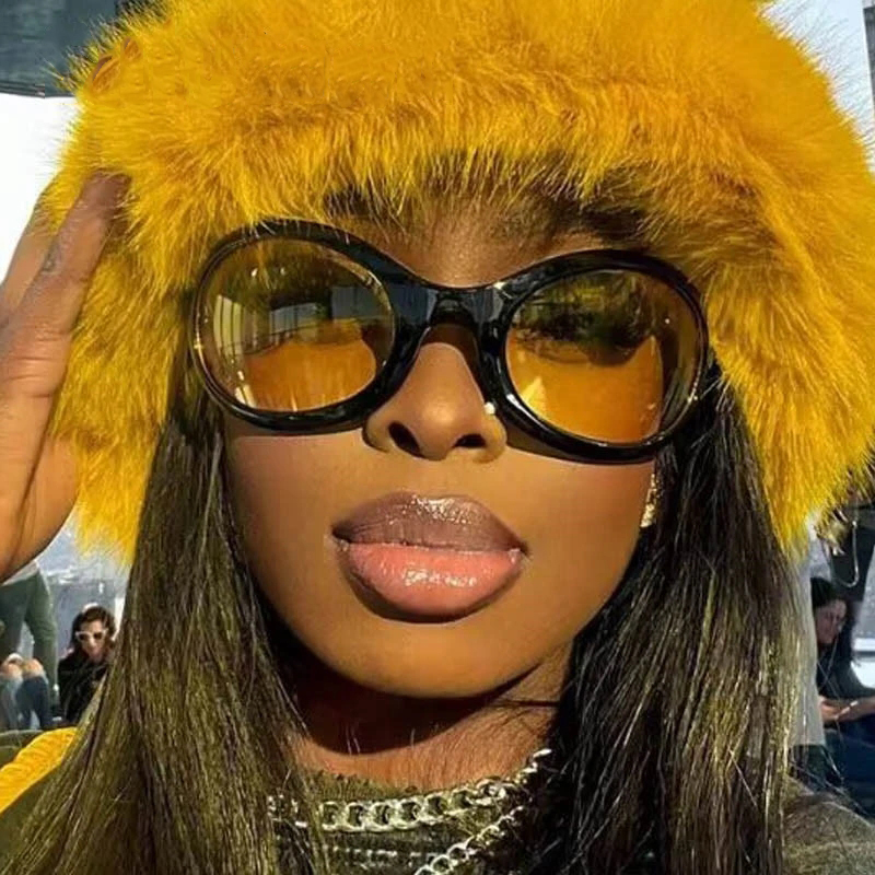 Shop Our Oversized Oval Cat Eye Y2K Sunglasses Women 2024