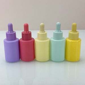 Botella de 30ml/1oz para Suero o Aceite Esencial, Color Personalizable, Morado Mate, Impresión Serigráfica, con Gotero - Product Image 4