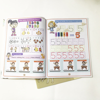 Cahier d'activités personnalisé pour les enfants d'âge préscolaire, apprentissage précoce, cahier de traçage des chiffres, cahier d'exercices de mathématiques