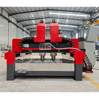 Routeur CNC JK-1010 avec moteur et pompe pour la gravure de sculptures commémoratives en granit, marbre, pierre tombale et de reliefs 3D en pierre
