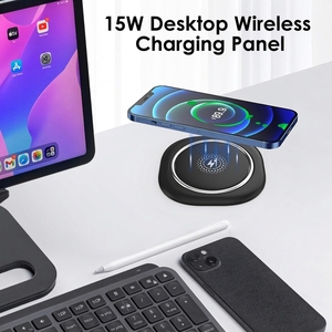 <span class=keywords><strong>Torre</strong></span> de <span class=keywords><strong>Enchufes</strong></span> Retráctil de Aleación de Aluminio Industrial con 4 Tomas de Corriente, 2 Puertos USB-A, 2 Puertos USB-C, Cargador Inalámbrico de 15W - Product Image 5