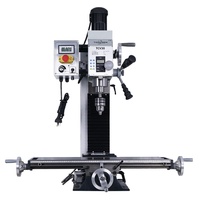 Machine de perçage et de fraisage verticale manuelle de précision élevée, nouvelle, robuste, pour métaux, 220V MT3
