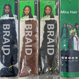 Vente en gros pour revendeurs : Extensions <span class=keywords><strong>de</strong></span> cheveux à tresser au crochet, Jumbo Hair Braids Afro Yaki Lisse Ombré, 165g/paquet, 82 pouces, En stock - Product Image 3