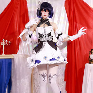 Honkai: Star Rail personnage Seele Cosplay noir blanc <span class=keywords><strong>costume</strong></span> <span class=keywords><strong>gilet</strong></span> Cosplay <span class=keywords><strong>Costume</strong></span> avec manchon de bande de taille - Product Image 2