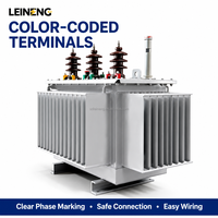 Transformador Trifásico LEINENG de Alta Tensión 33/35KV 3150KVA de Baja Pérdida, Sumergido en Aceite