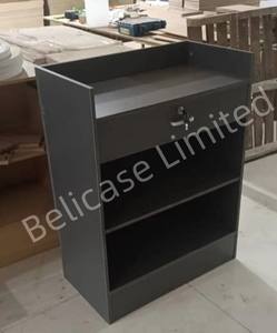 Caisse enregistreuse de supermarché en <span class=keywords><strong>verre</strong></span> en bois de 70 pouces pour magasins de détail Caisse enregistreuse pour magasin de fumée - Product Image 5