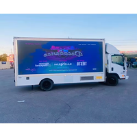 Camion publicitaire mobile LED PuShunLed pour l'extérieur, écran d'affichage LED haute visibilité, camion-citerne à écran LED
