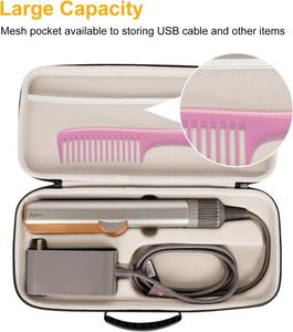 Custodia personalizzata per viaggio duro per <span class=keywords><strong>Dyson</strong></span> Airstrait/piastra per capelli Airstrait HT01 accessori per scatola di protezione - Product Image 2