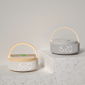Altavoz Inalámbrico <span class=keywords><strong>Bluetooth</strong></span> <span class=keywords><strong>de</strong></span> Madera 4 en 1 <span class=keywords><strong>con</strong></span> la <span class=keywords><strong>Mejor</strong></span> <span class=keywords><strong>Calidad</strong></span> <span class=keywords><strong>de</strong></span> <span class=keywords><strong>Sonido</strong></span>, Cargador <span class=keywords><strong>de</strong></span> Teléfono <span class=keywords><strong>con</strong></span> Carga Inalámbrica y Luz Nocturna - Product Image 6