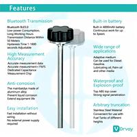 Medidor de Combustible Bluetooth con Alarma Antirrobo, Rastreo GPS en Tiempo Real y Datos de Combustible Descargables para Sistemas de Monitoreo de Flotas