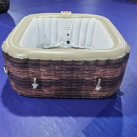 B02 Großhandel Avenli Jilong 17283 EUV41 4-Personen-Whirlpool Vancouver – Aufblasbarer Whirlpool mit Blubberdüsen, Faltbarer Pool-Spa