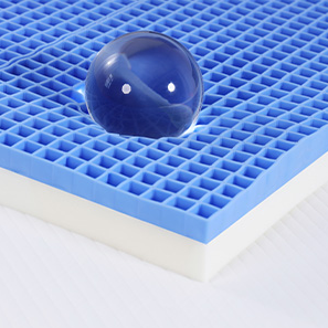 रंग अनुकूलित राजा रानी आकार tpe सिलिकॉन शीतलन एयर जेल ग्रिड हाइब्रिड गद्दे टॉपर - Product Image 3