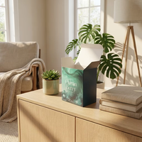 Boîte d'emballage en carton kraft pour cosmétiques et soins de la peau, personnalisée, écologique, recyclable, durable, avec impression intégrale