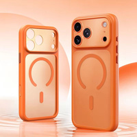 Coque de téléphone givrée avec bouton appareil photo pour iPhone 18 Pro Max 17 Air 16 Pro Max, chargement magnétique sans fil, coque rigide mate antichoc