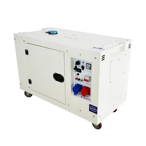 Home Use Small Single Cylinder Air Cooled Single 3 Phase Silent Portable Genset 5KW 6KVA Diesel Generator