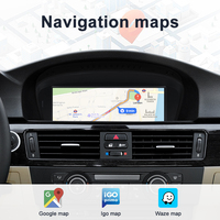 Système Android AUTO sans fil STWEI MTK8581 8,8 pouces pour BMW Série 3 E90 E91 Série 5 E60 E61 Autoradio Bluetooth