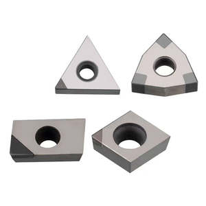 Pastilhas de Corte CBN Atacado da China para Torneamento CNGA/DNGA/SNGA/TNGA/VNGA/WNGA 1604 0804 OEM Personalizadas PVD/CVD para Aço VNGA - Product Image 1