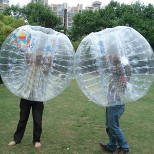 Venta caliente PVC/TPU al aire libre Clear Bubble Soccer, Knocker Ball, PVC Bubble Football Bumper Ball Alquiler para juegos de fútbol Bumping - Product Image 4