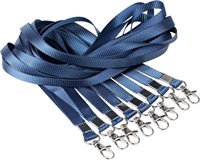 Boce gros couleur unie polyester élingues travail cartes d'identité cartes de visite cordes suspendues