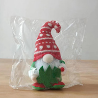 Gnome de Noël scandinave fait main en peluche, M. et Mme Tomte, ornement pour plateau à étages, décoration de table de maison, vente en gros