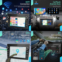 Hikity pour Opel Astra/Antara/Vectra/Corsa 2005-2011 7 "4 + 64G Android Car Radio Stereo WiFi/GPS/Carplay/Android Auto OEM Factory