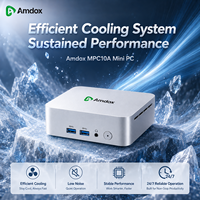 Mini PC AMD Ryzen 5 3500U, Mini Computadora de Cuatro Núcleos, DDR4, SSD, WiFi 6, BT 5.0, Windows 11, Doble HDMI, PC para Oficina y Negocios
