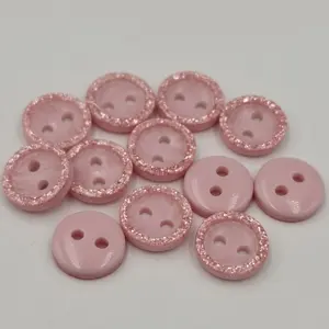 High quality custom brand logo label plastic resin buttons for baby clothing
