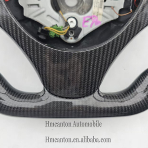 Volante Deportivo de Fibra de Carbono y Cuero Perforado para BMW Serie 3 E90 E91 E92 E93, Venta al Por Mayor - Product Image 2