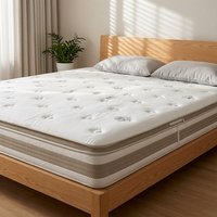 Matelas en mousse orthopédique confortable et durable, portable, 30 cm d'épaisseur, design contemporain pour la maison, l'appartement et l'hôtel (vente en gros)