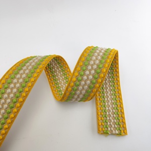 5cm rộng dày 3mm Màu ngọc trai hạt màu dải thời trang vành đai Polyester jacquard vải - Product Image 6