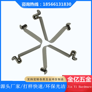 Clip à ressort en V à double tête Jinyi Hardware, diamètre 5 mm, hauteur 7,5 mm, acier poli 65Mn, pour poussettes, tentes, équipements de fitness - Product Image 4