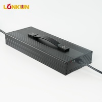 Chargeur de batterie au lithium Longkun 48V, chargeur embarqué 72V EV OBC avec communication CAN intégrée, chargeur de batterie de voiture LiFePO4