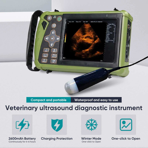 Échographe vétérinaire portable avec <span class=keywords><strong>valise</strong></span> en aluminium pour clinique vétérinaire, scanner de gestation portatif pour porcs - Product Image 1