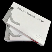 Gants d'AI pour instruments vétérinaires Gants rectaux jetables de 90cm de long
