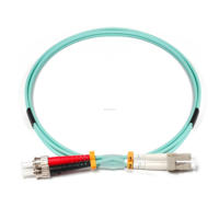 OM3 50/125 LSZH Turquoise ST/UPC LC/UPC Cordon de raccordement fibre optique multimode Jarretiere Optique pour réseaux WiFi POE 3G GSM