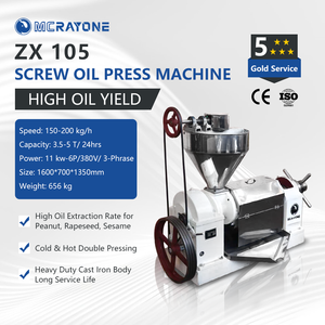 Máquina Prensa <span class=keywords><strong>de</strong></span> Aceite <span class=keywords><strong>de</strong></span> Cacahuete y Semillas (ZX85) - Molino Expulsor <span class=keywords><strong>de</strong></span> Tornillo <span class=keywords><strong>de</strong></span> Presión en Frío para Semillas <span class=keywords><strong>de</strong></span> Girasol y Mostaza - Uso Comercial - Product Image 1