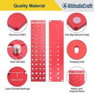28 iplik denetleyicisi somun ve cıvata iplik denetleyicisi cıvata boyutu ve iplik tanımlayıcı ölçer 19 standart ve 15 metrik cıvata ve somun göstergesi - Product Image 4