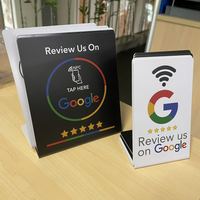 Tarjeta Inteligente NTAG 213 Personalizada de Fábrica, Soporte para Reseñas de Google, Tarjeta con Código QR NFC de Google y Logotipo