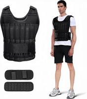 Gilet lesté réglable SENAOFIT pour entraînement fonctionnel, 20 lb, pour hommes et femmes