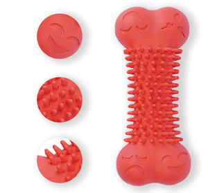 Sebze havuç çiğnemek yıkılmaz Squeaky köpek oyuncak aktif çiğnemek kauçuk interaktif köpek oyuncak - Product Image 4