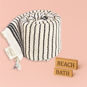 Premium 100% Turkish Cotton Hammam <b>Towel</b> Luxury Striped Sand-Free <b>Quick</b> <b>Dry</b> Durable Customizable Logo for Travel Beach Spa Use - Product Image 1
