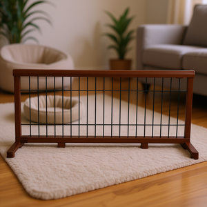 Corral para Perros DB, Rectangular de Madera con Cierre de Botón, para Gatos, Puerta para Mascotas de Interior, Fácil de Montar - Product Image 2