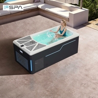 Baignoire de Plongeon Froide Tout-en-un à Motif Flocon de Neige avec Stérilisation à l'Ozone et Refroidissement Glacé, Prix de Gros, pour la Maison et la Salle de Sport