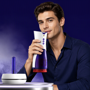 Hgod 007 2a Generazione Masturbatore Maschile di Punta con Funzioni di Riscaldamento, Leccamento e Suzione, Simulazione Vagina in TPE, Giocattoli Sessuali per Adulti - Product Image 1