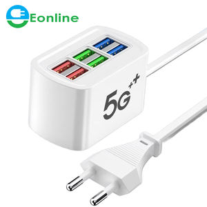 Chargeur USB multiport chargeur rapide téléphone adaptateur de <span class=keywords><strong>prise</strong></span> de courant de voyage pour <span class=keywords><strong>iPhone</strong></span> Xiaomi 15 OPPO Samsung Type C Mini chargeur mural - Product Image 1